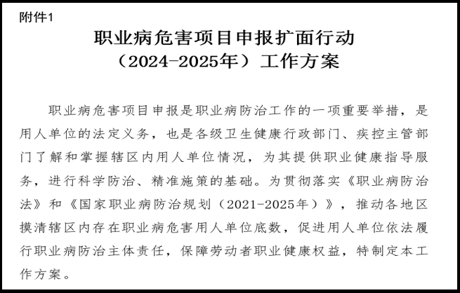 各企業(yè)注意！職業(yè)病危害項(xiàng)目申報(bào)擴(kuò)面行動(dòng)全面啟動(dòng)，未落實(shí)將面臨處罰